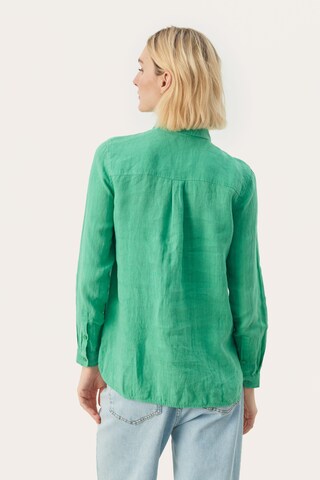 Part Two Bluse i grøn
