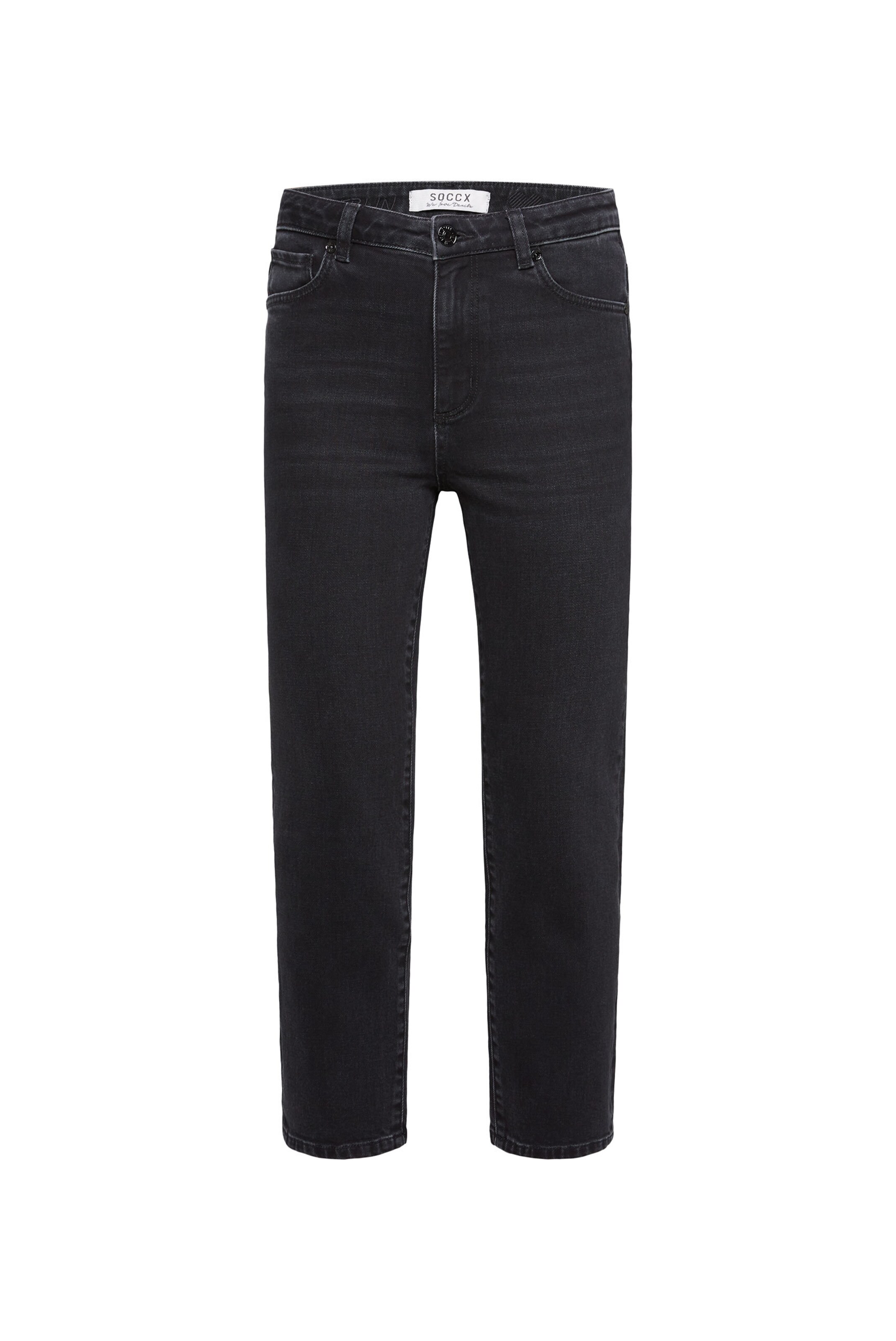 Soccx Regular Jeans 'LE:A' in Black: front