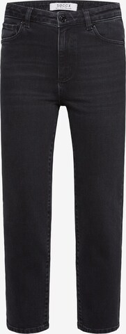 Soccx Wide leg Jeans 'LE:A' in Black: front