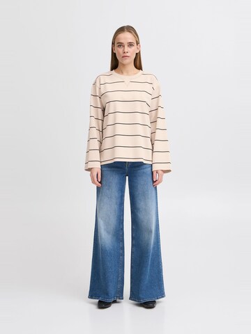 Pull-over 'Kala LS' ICHI en beige