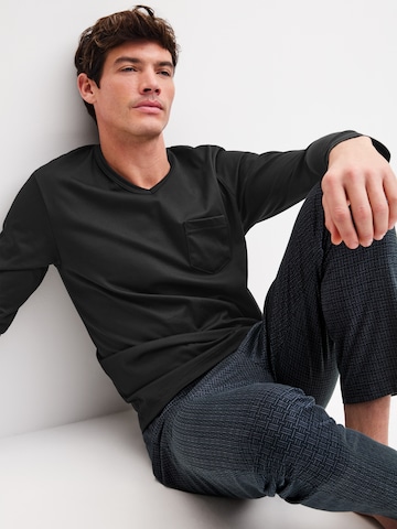 CALIDA Long Pajamas 'Relax Streamline' in Black