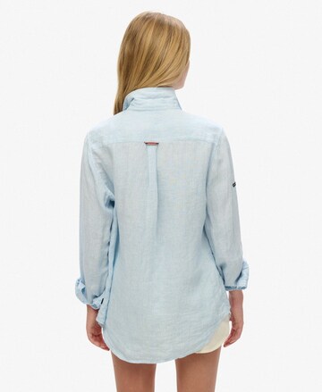 Chemisier Superdry en bleu