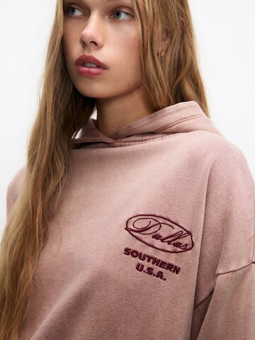 Pull&Bear Sweatshirt i rosa