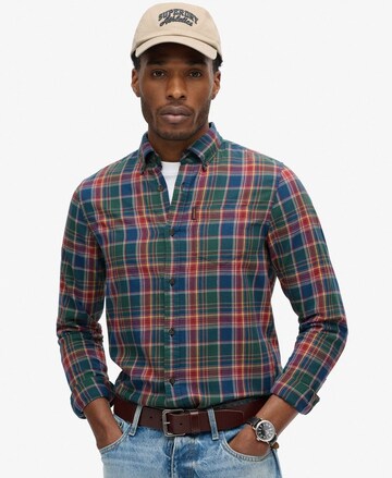 Superdry Regular fit Overhemd in Gemengde kleuren: voorkant