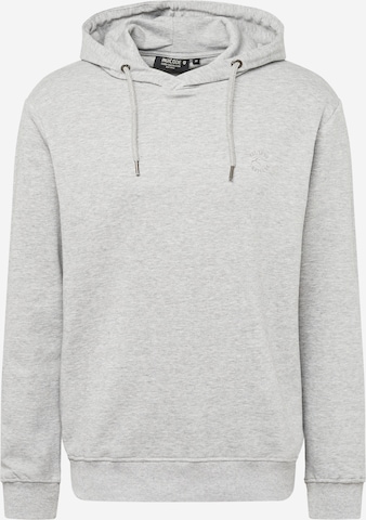 INDICODE JEANS - Sweatshirt 'Wilkins' em cinzento: frente