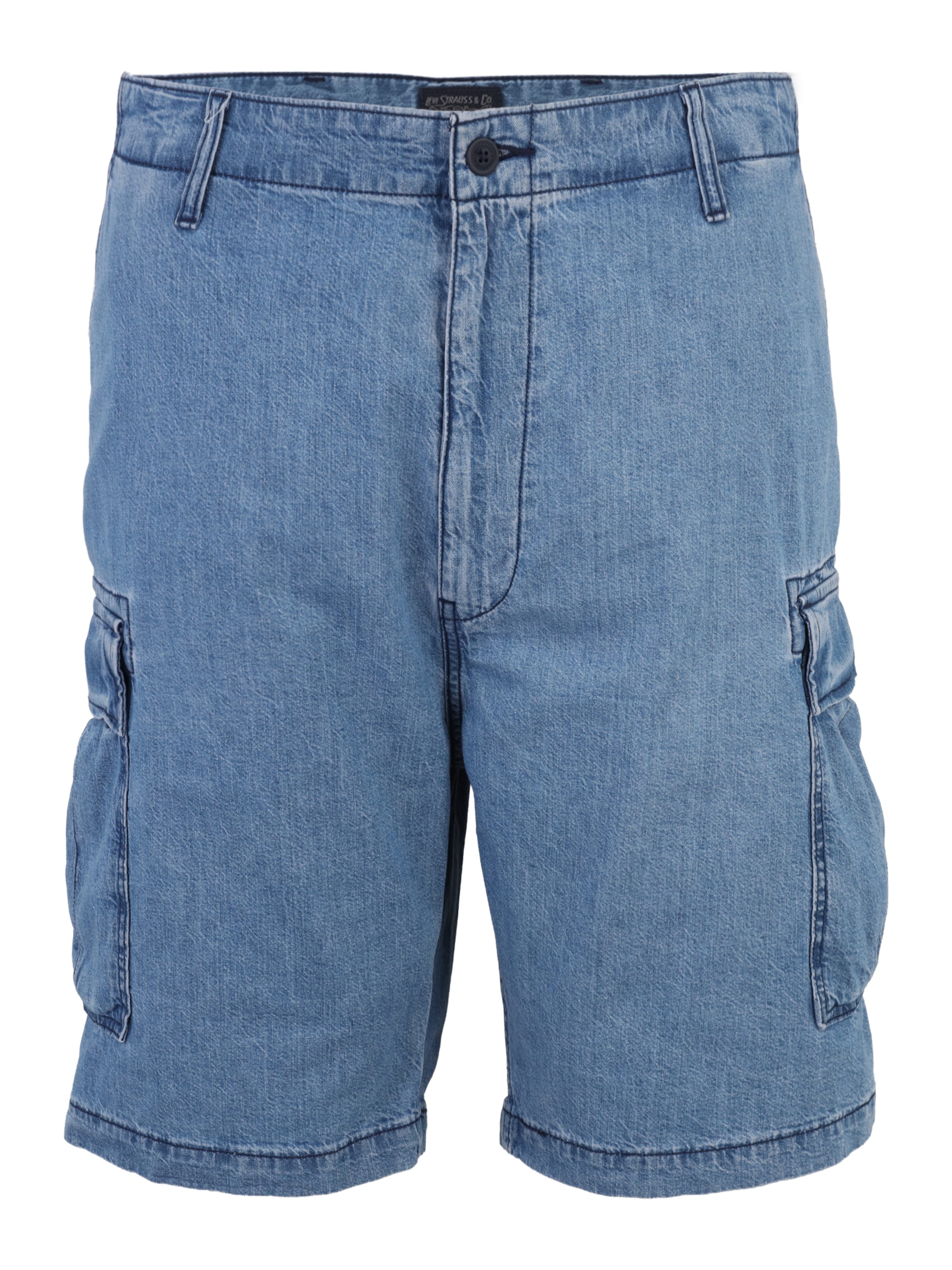 Levi's® Big & Tall - Regular Calças cargo em azul: frente