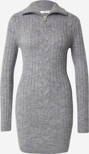 Megzta suknelė 'Monique' iš ABOUT YOU, spalva – pilka, Prekių apžvalga