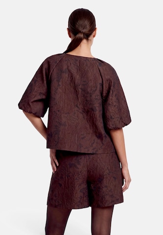 Camicia da donna di zero in marrone