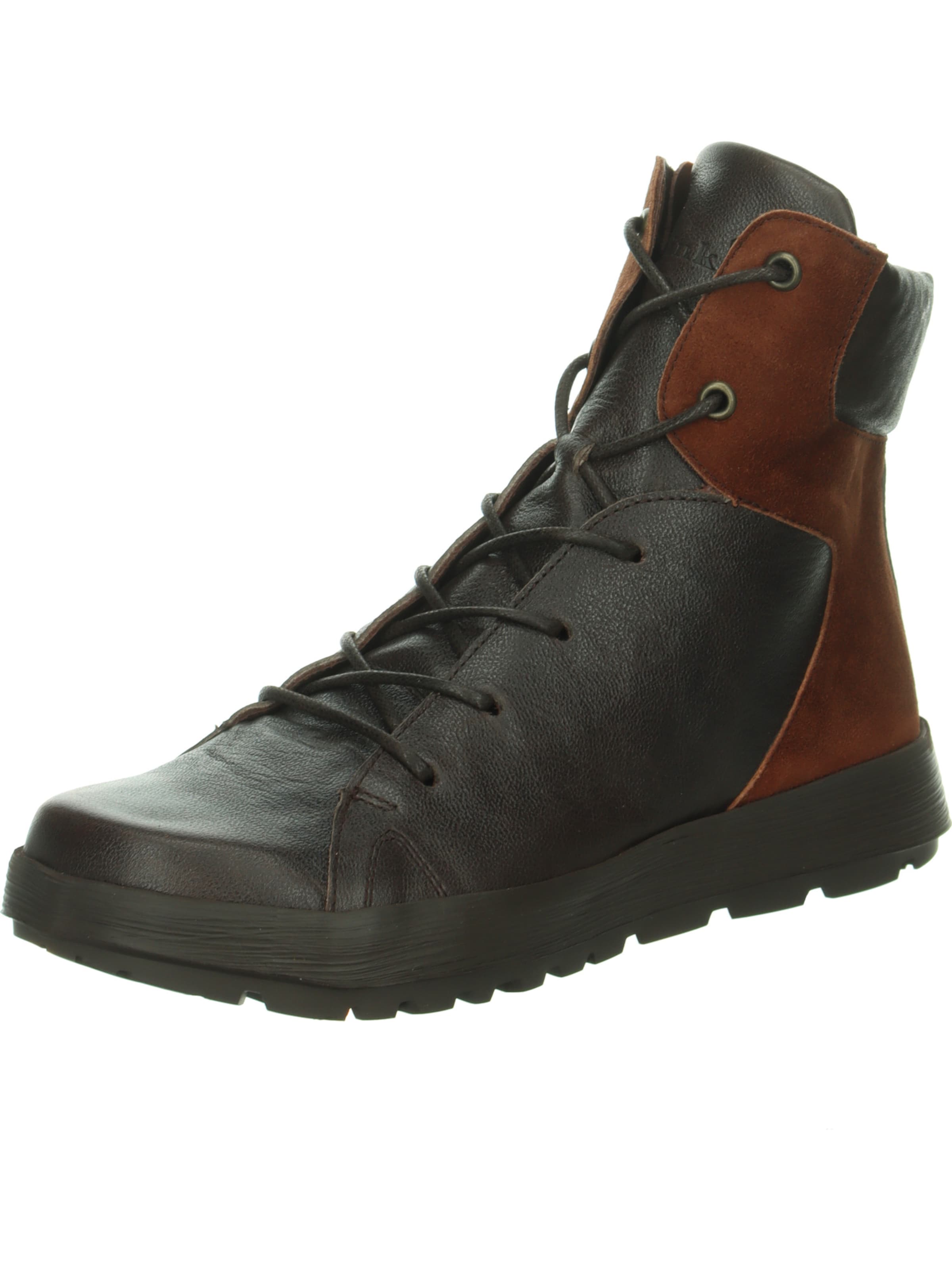 THINK! Stiefelette 'COMODA' in Braun: Vorderseite