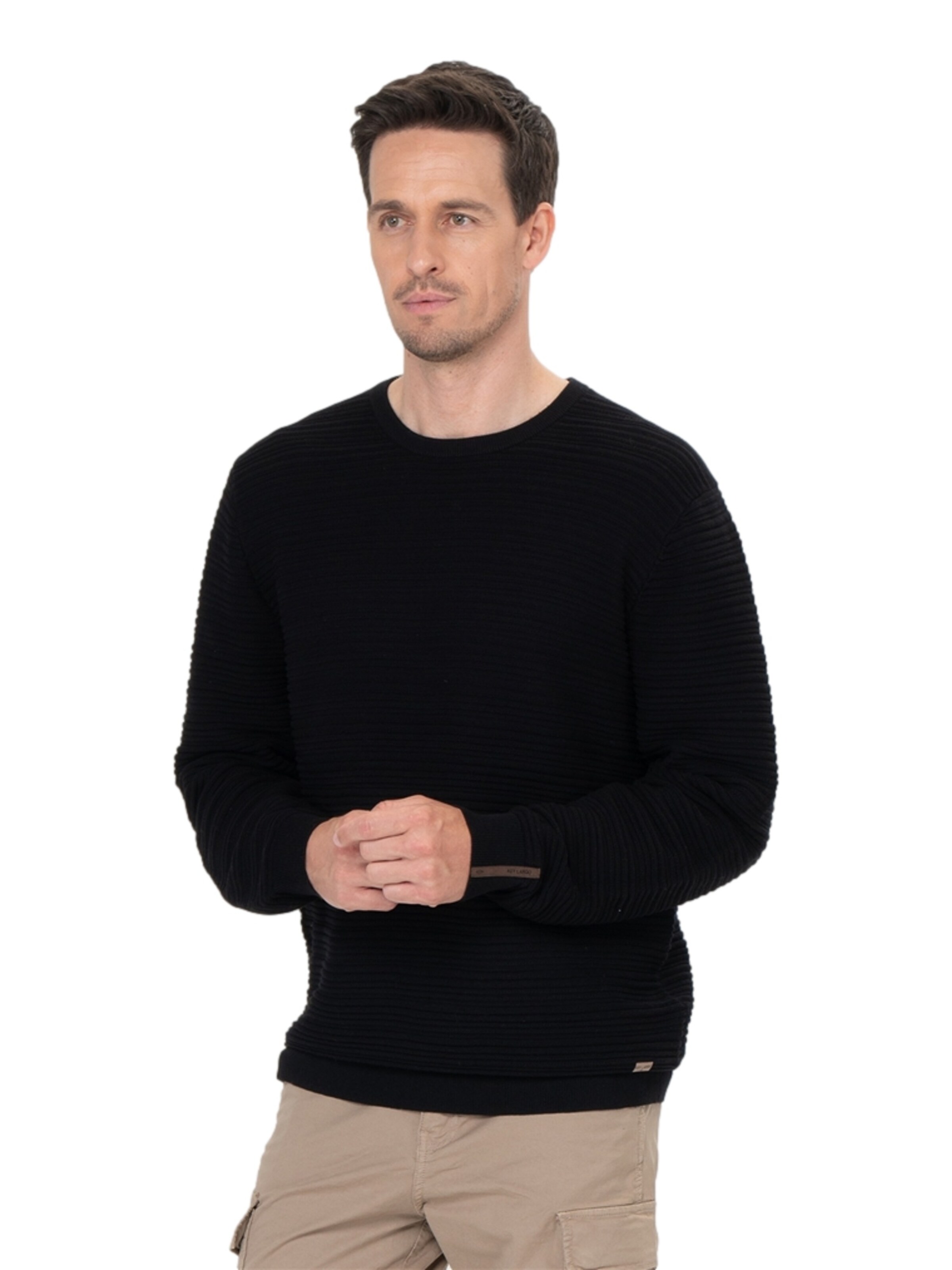Key Largo Pullover 'Bern' i sort: forside