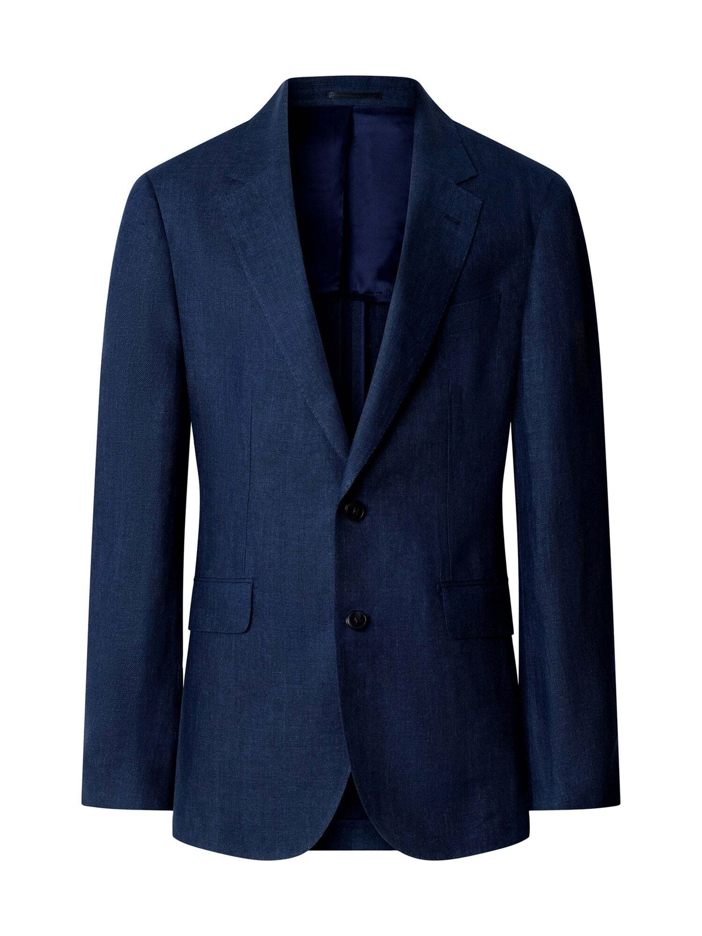 Hackett London Blazer 'DELAVE HOPSACK' in Blue: front