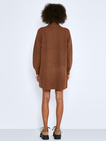 Noisy may Knitted dress 'Timmy' in Brown