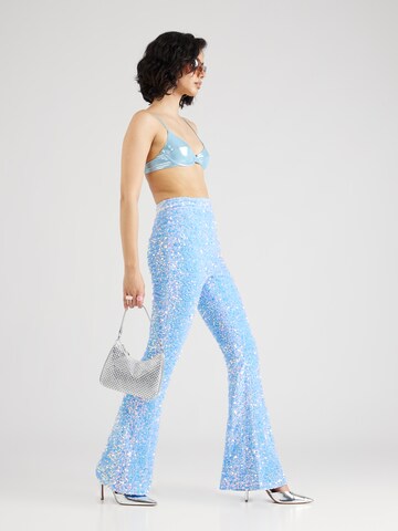 Nasty Gal Flared Pants in Blue