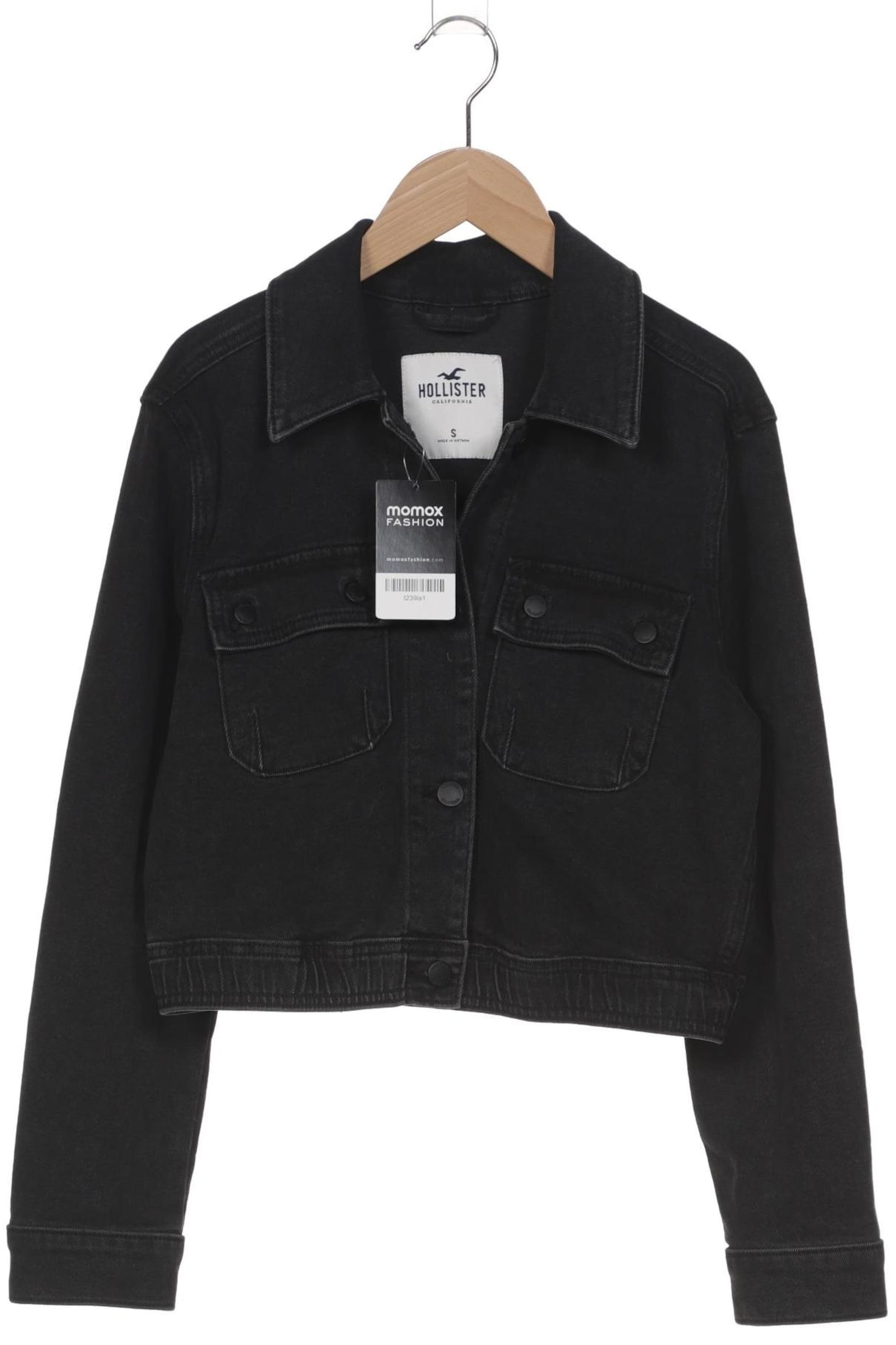 HOLLISTER Jacket & Coat in S in Black: front