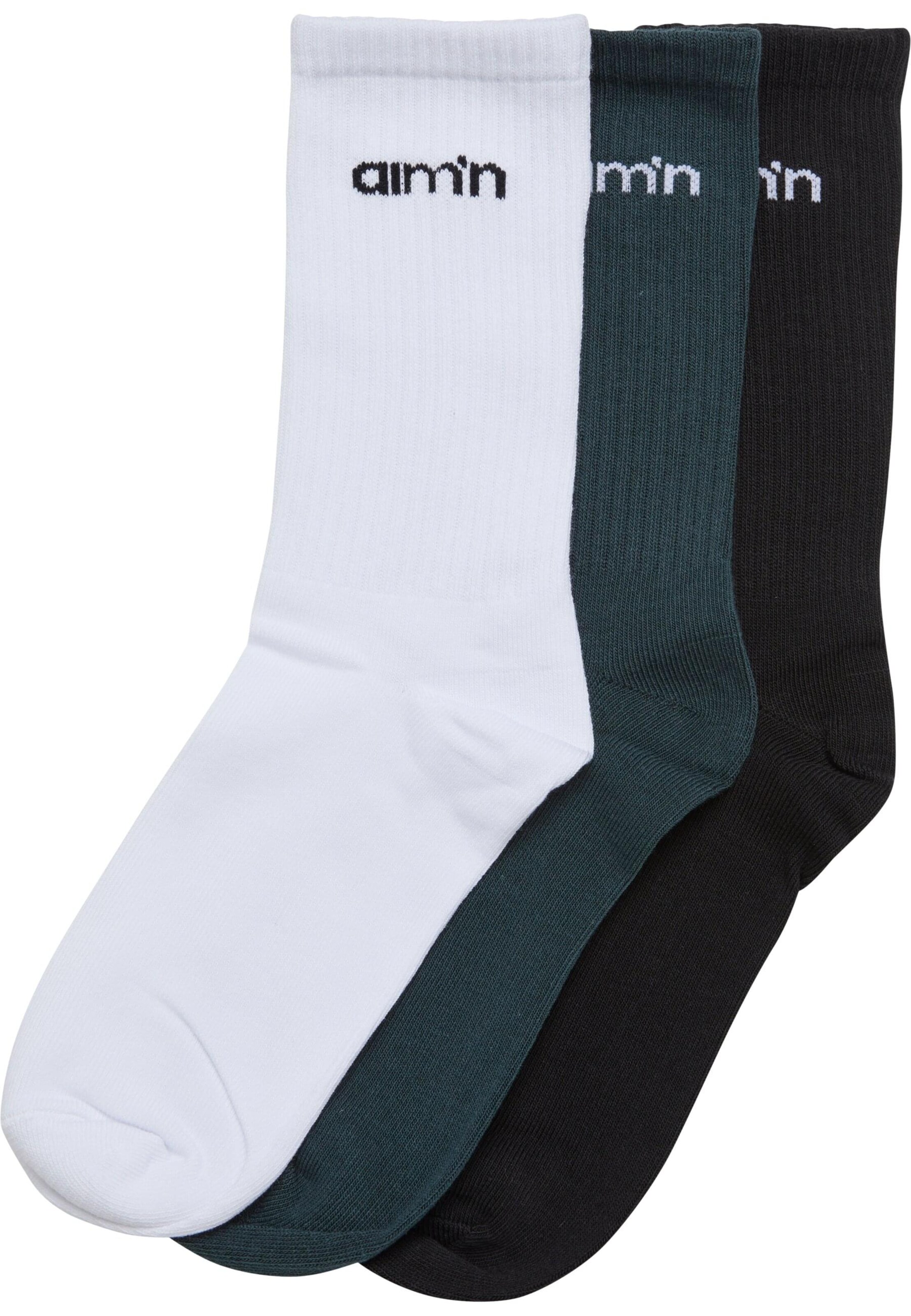 Aim'n Къси чорапи в зелено: отпред