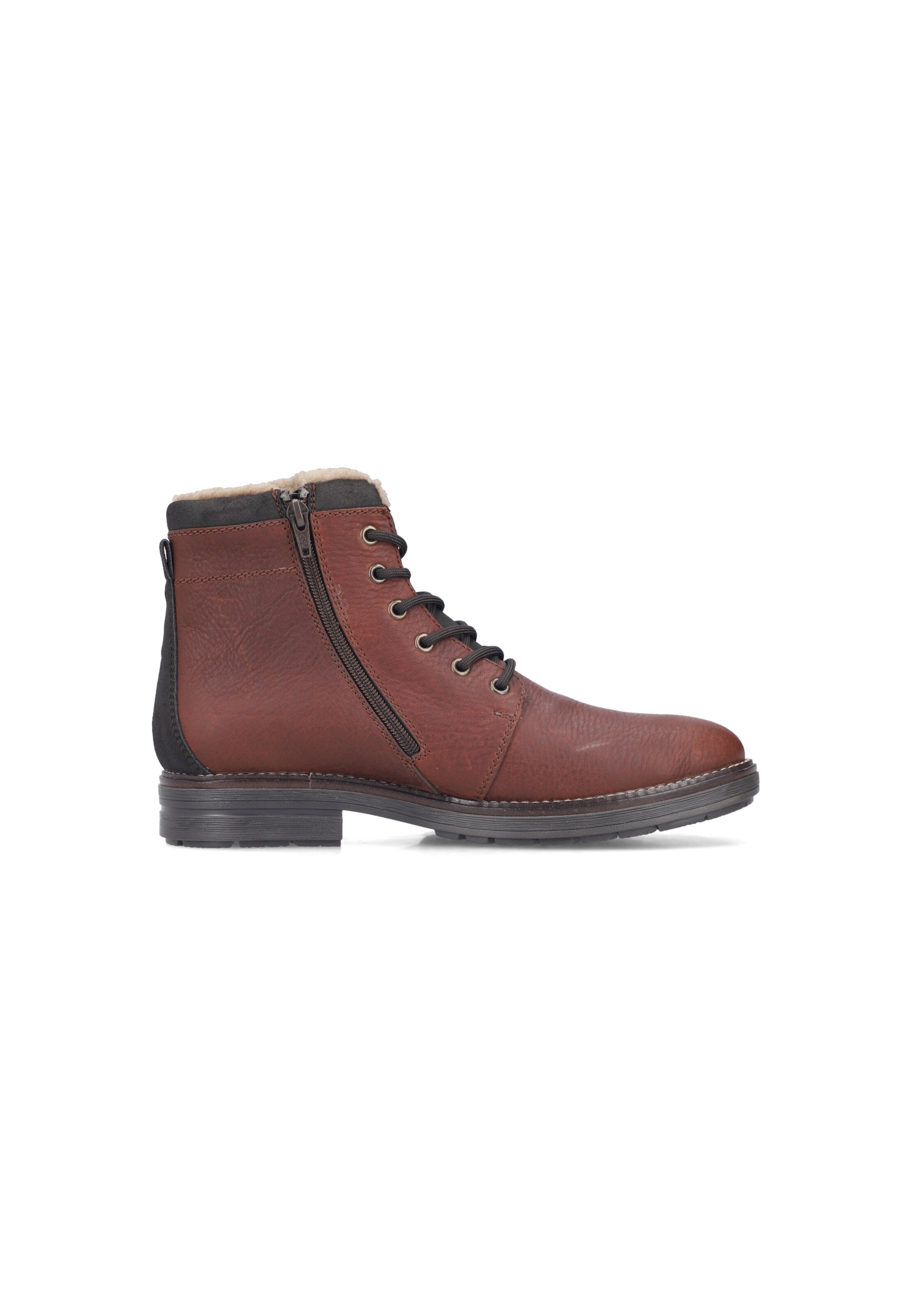 Bottes à lacets Rieker en marron
