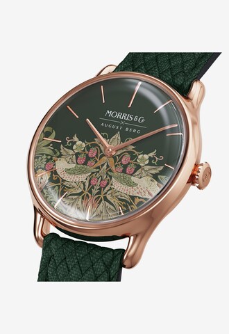 August Berg Analoog horloge in Groen