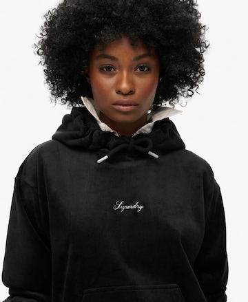 Bluză de molton 'Country Club' de la Superdry pe negru