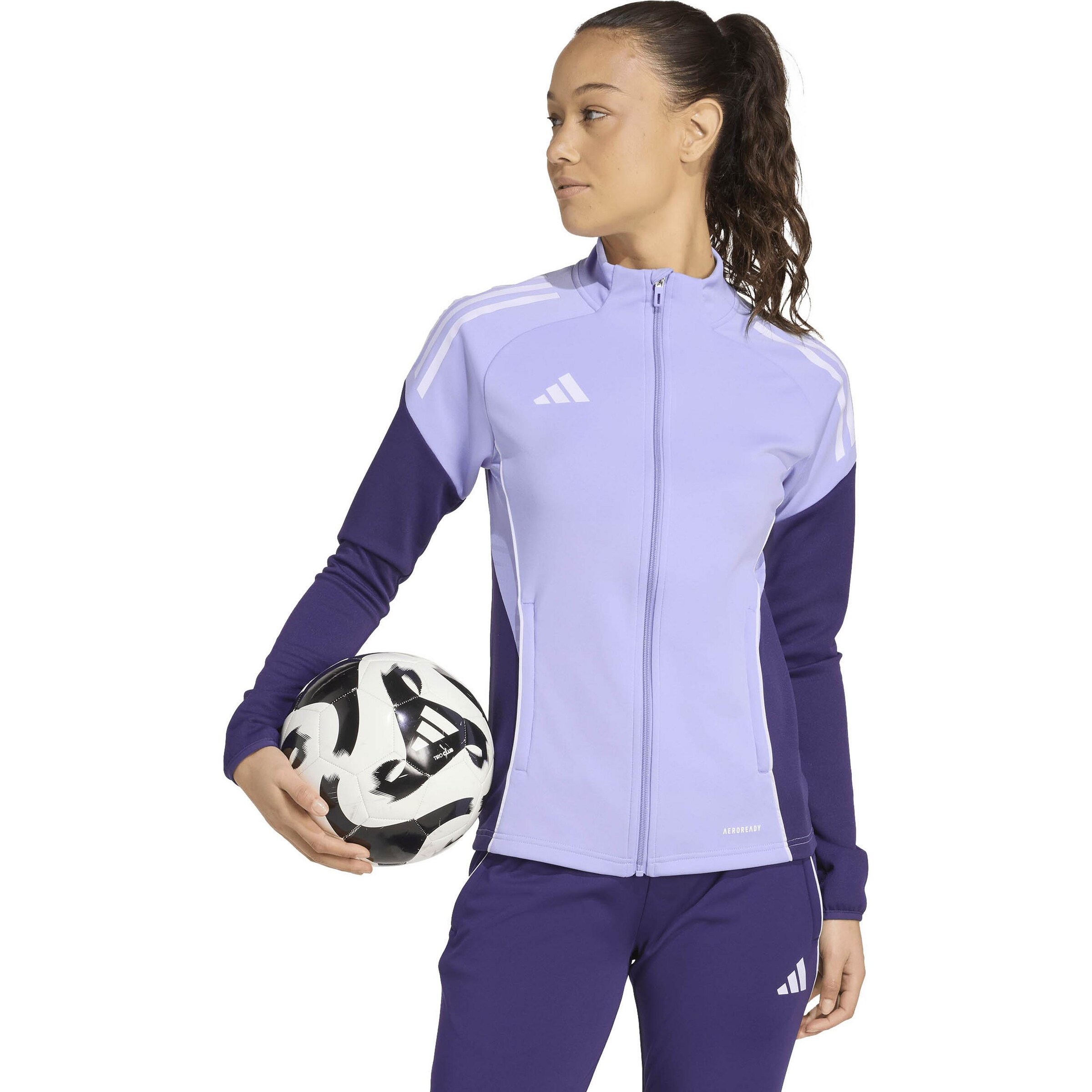 ADIDAS PERFORMANCE Training Jacket 'Tiro25 Competition' in Purple