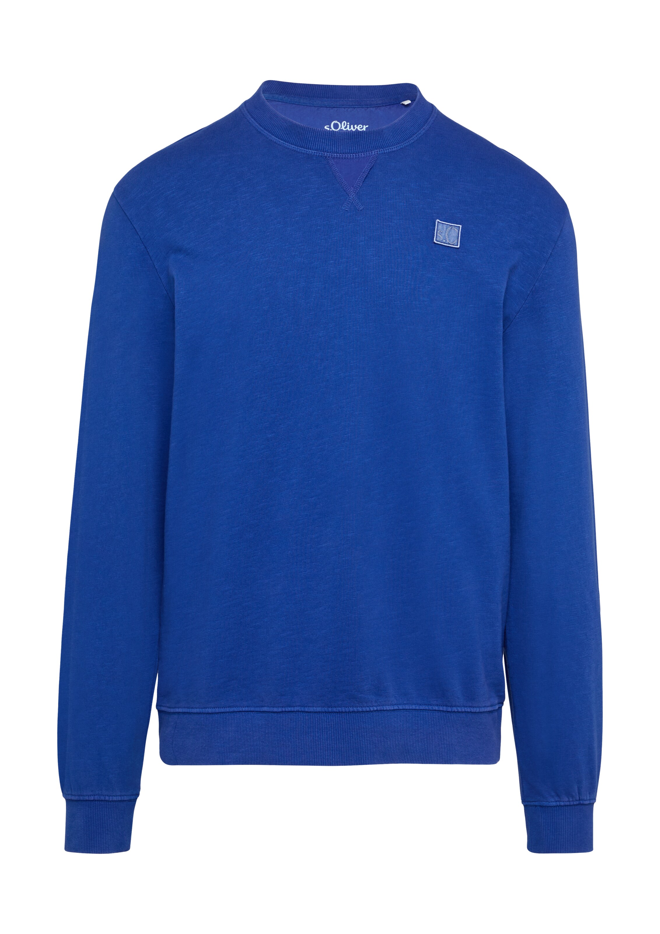 s.Oliver Sweatshirt in Blauw: voorkant