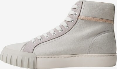 VIOLETA by Mango Sneakers hoog in de kleur Lichtgrijs, Productweergave
