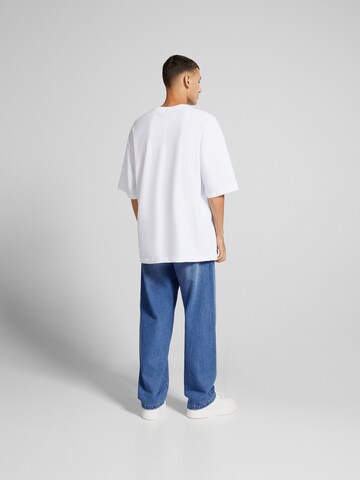 Bershka Loosefit Farmer - kék