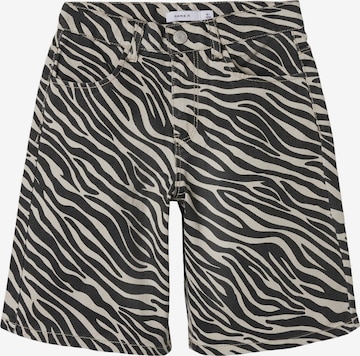 NAME IT - regular Pantalón en gris: frente