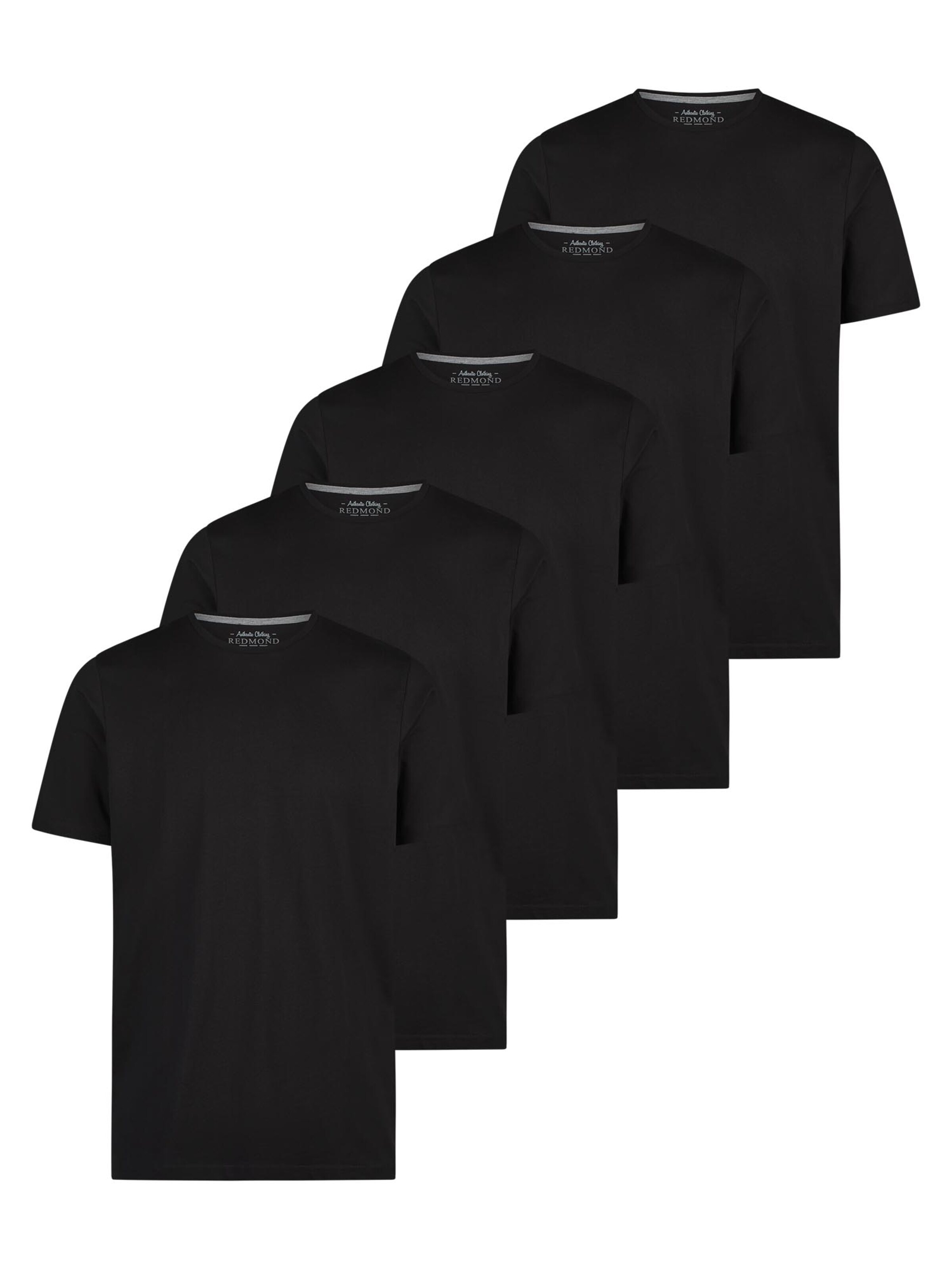 redmond Shirt 'Basic' in Black: front