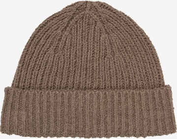 Marc O'Polo Beanie in Brown: front
