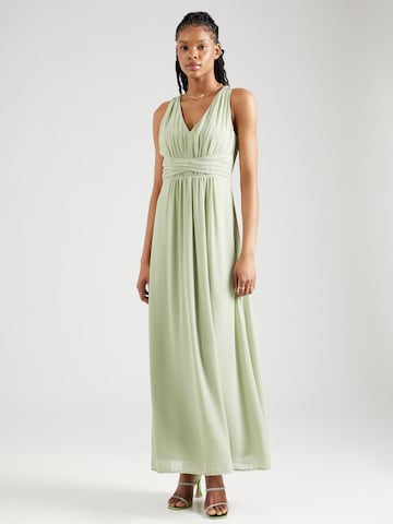 VILA Evening Dress in Green: front