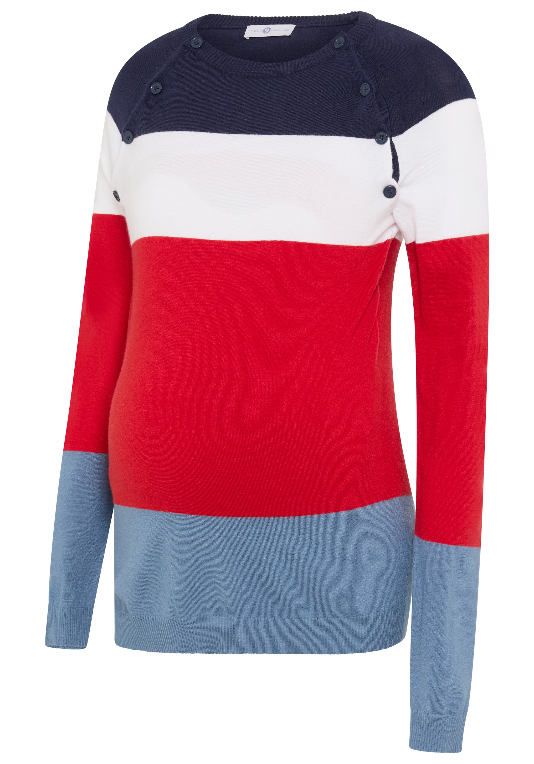 Neun Monate Pullover in Mischfarben: Vorderseite