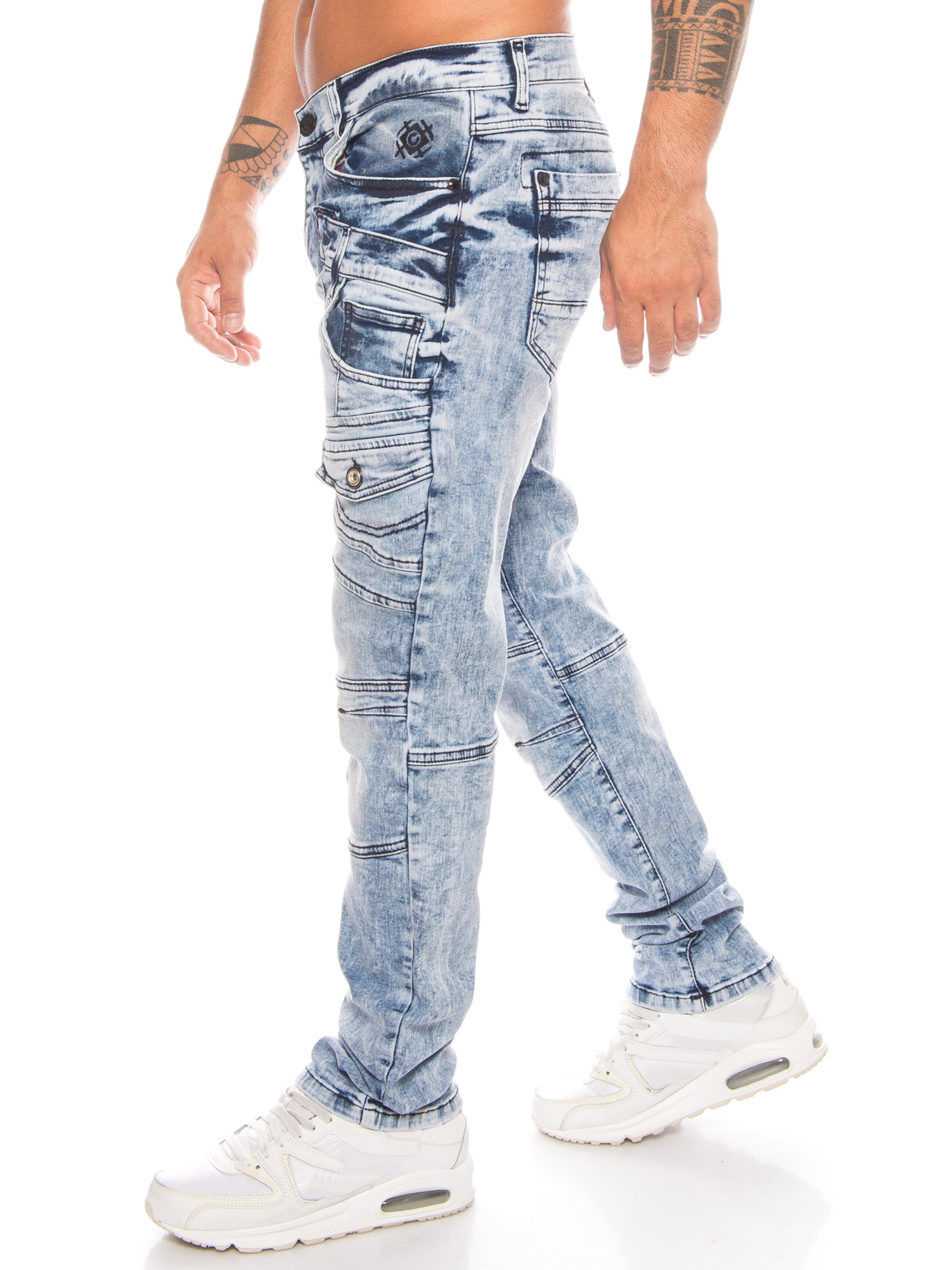 CIPO & BAXX Regular Jeans 'BJ598' in Blue