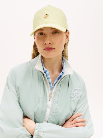 TOMMY HILFIGER Cap 'Seersucker' in Gelb