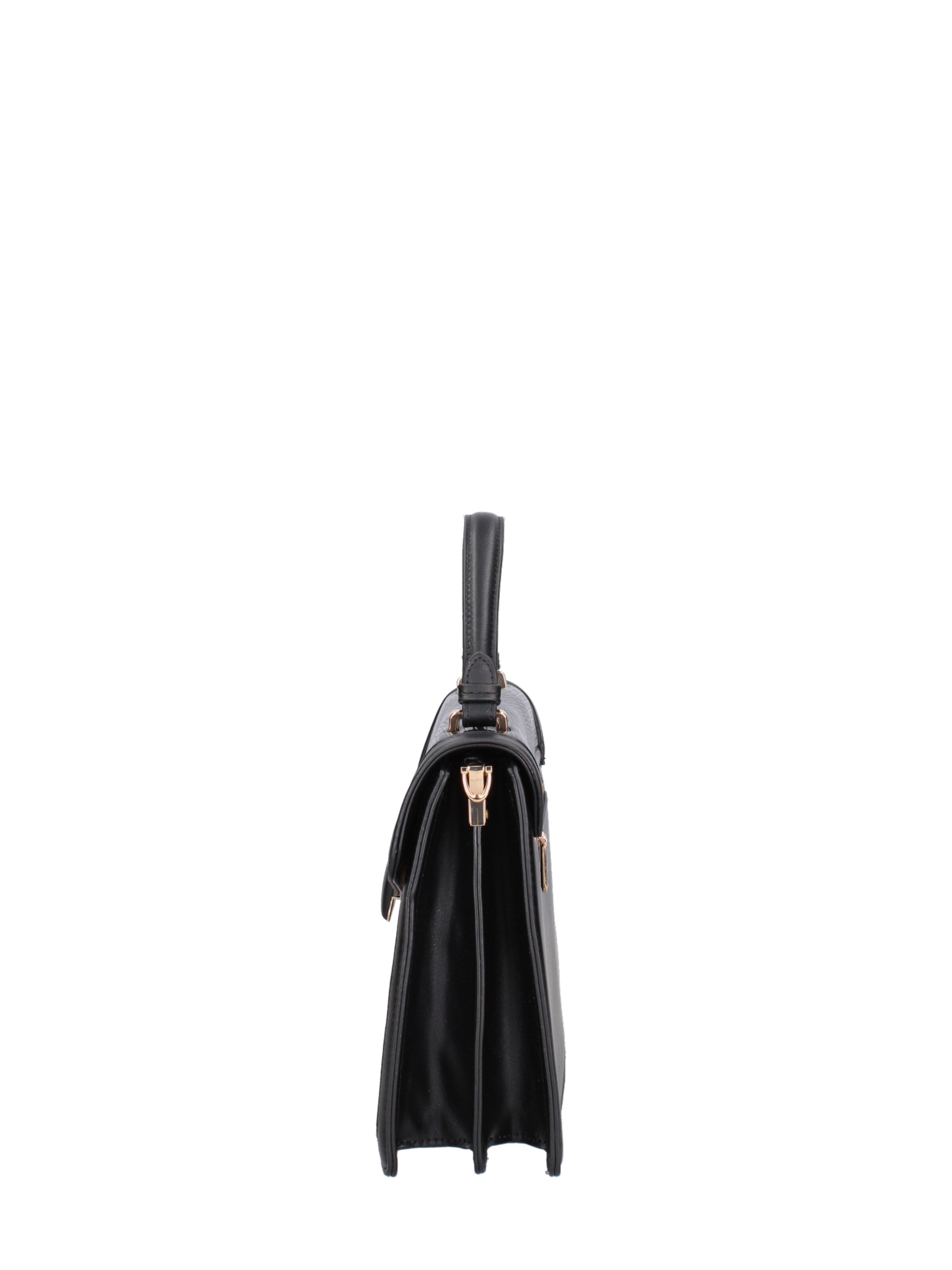 Borsa a mano 'Borsa a Mano Seraphina Ecopelle - Chiusura a Scatto e Tracolla' di Diana&Co. in nero