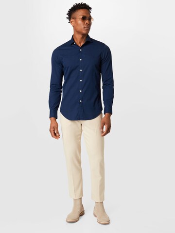 Polo Ralph Lauren Přiléhavý střih Košile – modrá