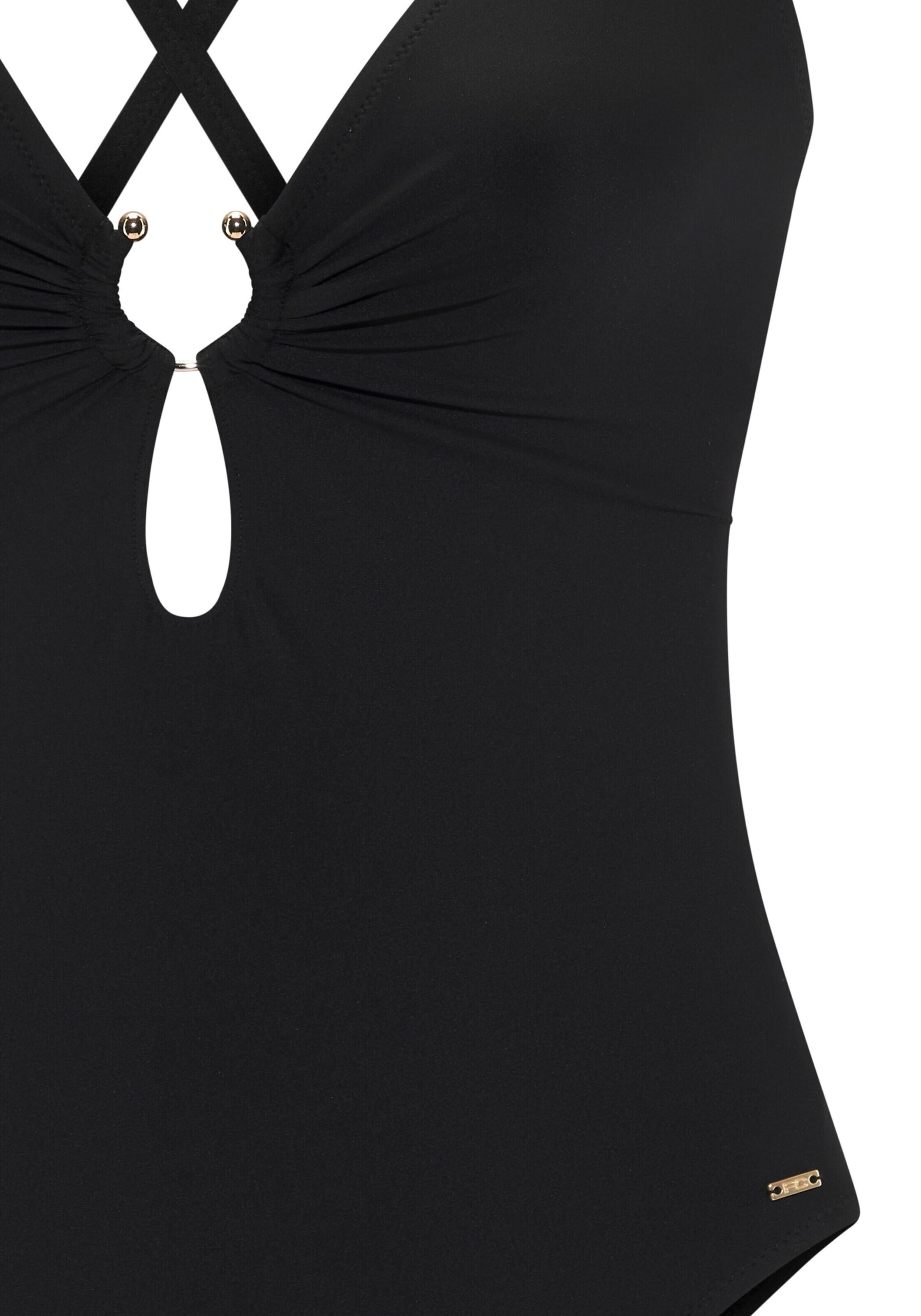 FRENCH CONNECTION Треугольник Купальник в Черный