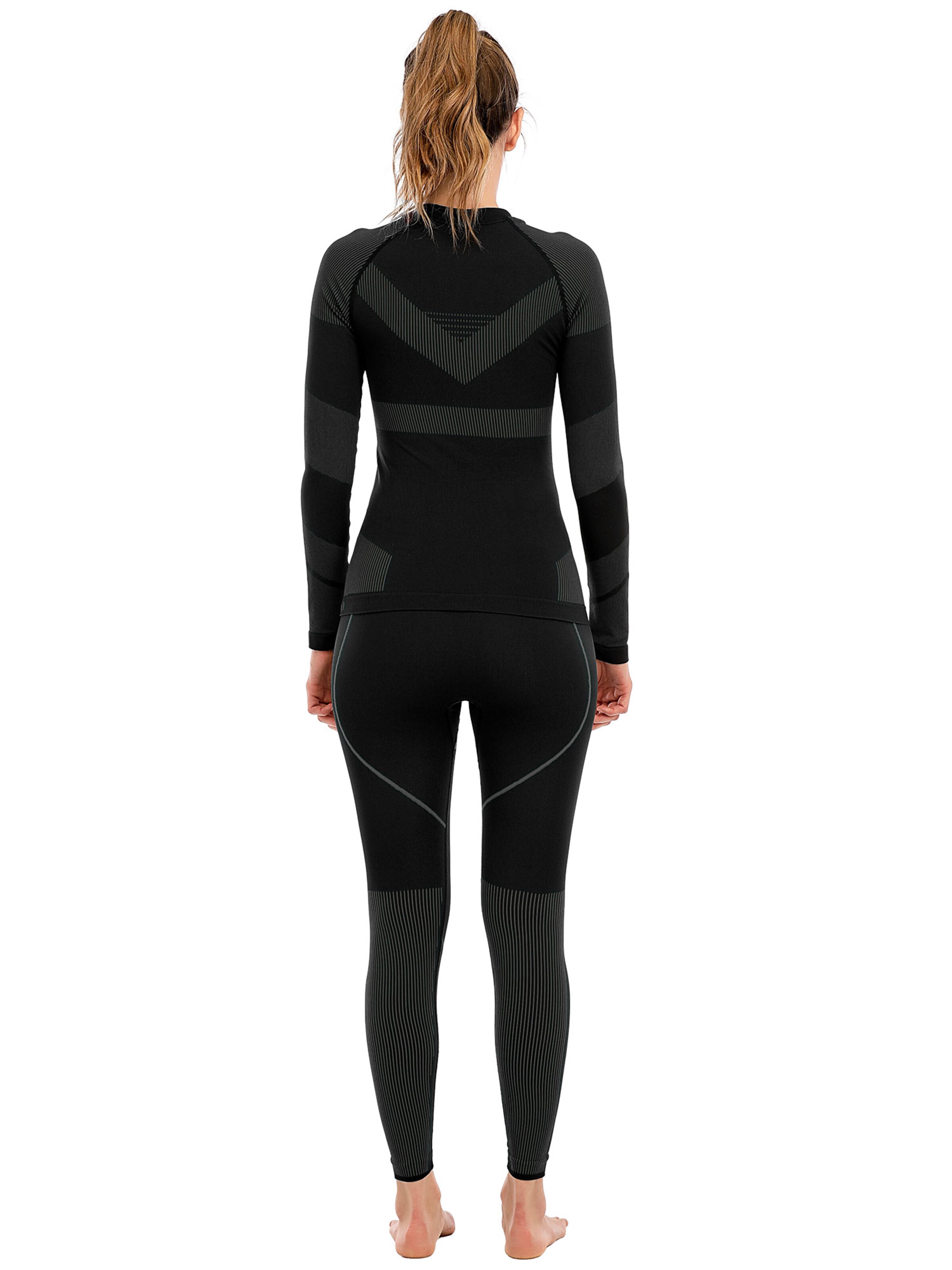 MEETWEE Athletic Bodysuit 'Athletic Underwear Set' in Grey