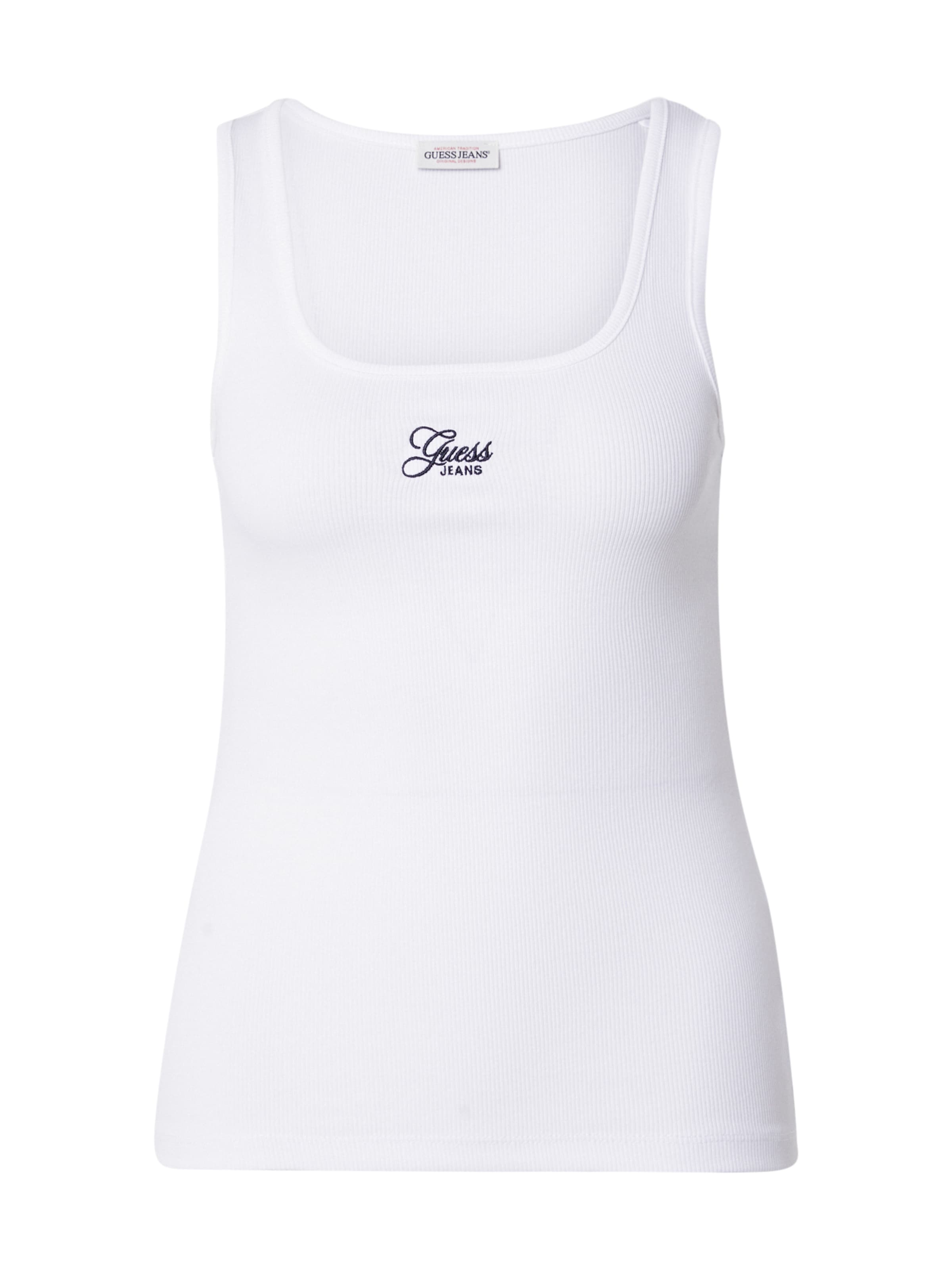 GUESS JEANS Top in Weiß: Vorderseite