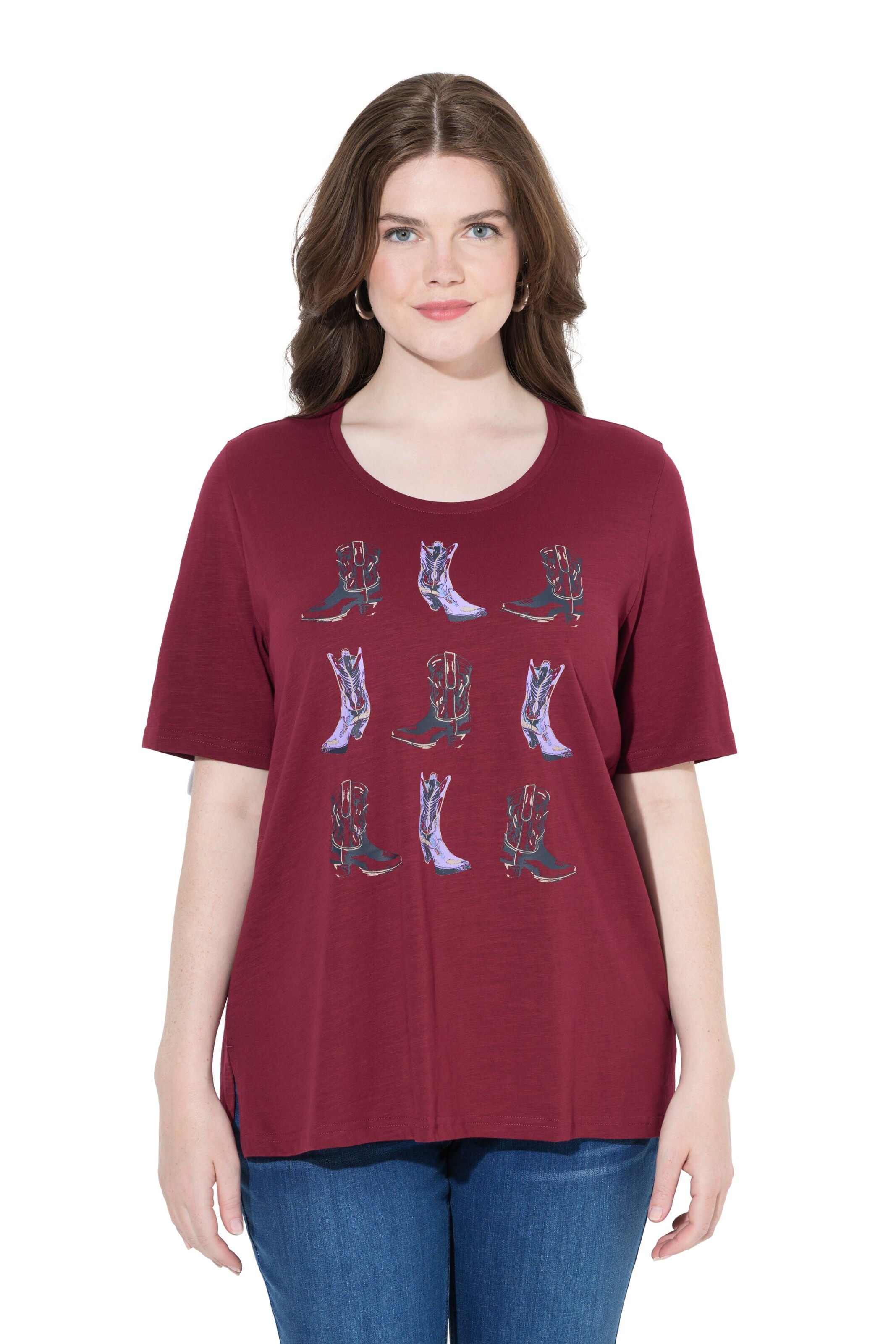 Ulla Popken Shirt in Red: front