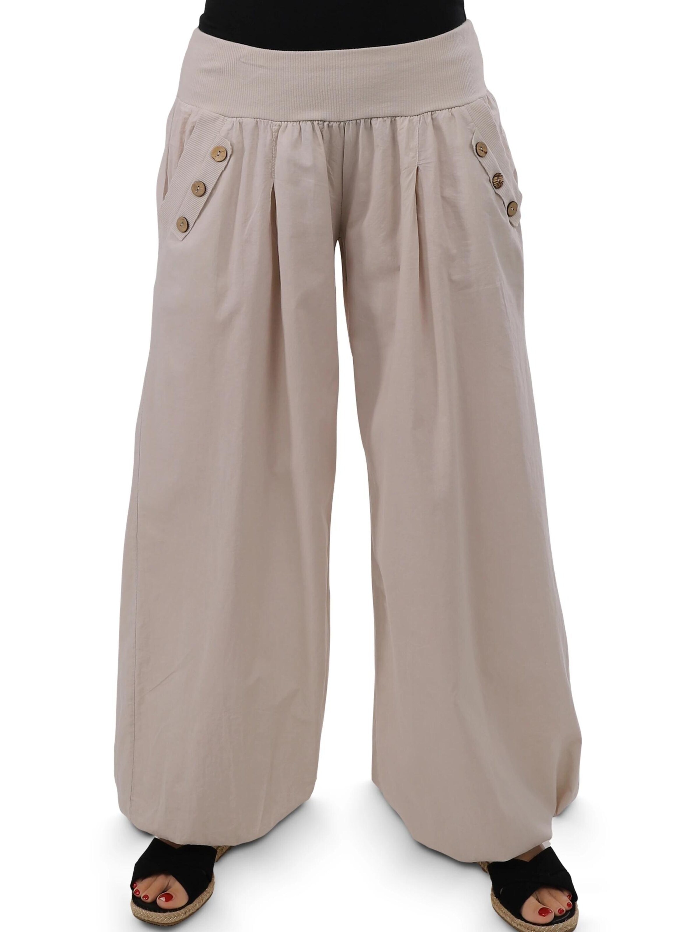 malito more than fashion Loose fit Harem Pants in Beige