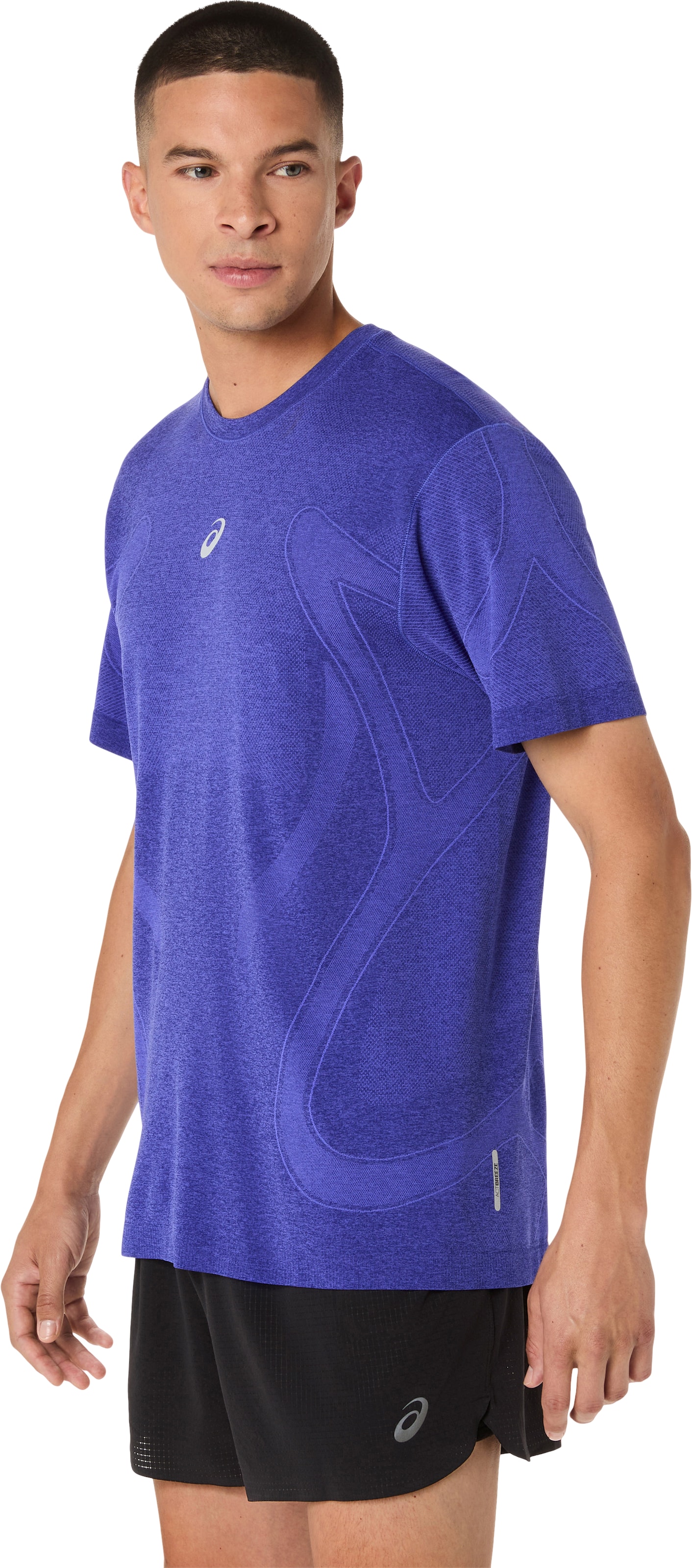 ASICS Performance Shirt 'Road' in Purple