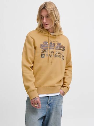 Felpa di JACK & JONES in giallo: frontale