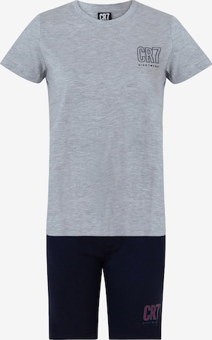 Pyjama ' Boys BASIC Short ' CR7 - Cristiano Ronaldo en gris : devant