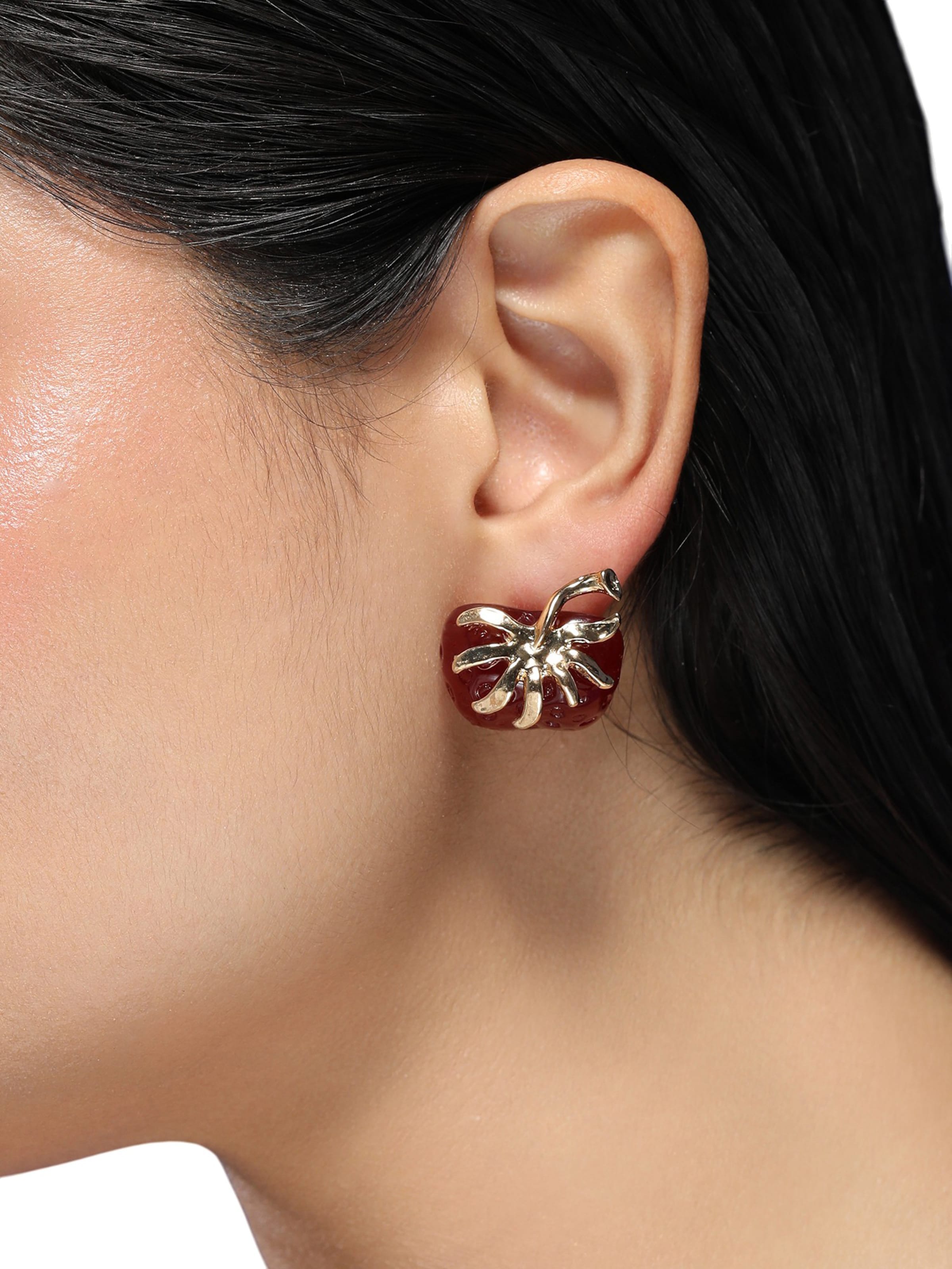 Orecchini 'Aleena' di SOHI in rosso