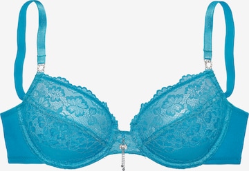 LASCANA Bra in Blue: front