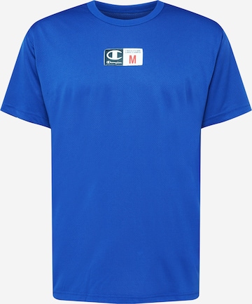 Champion Authentic Athletic Apparel Toiminnallinen paita värissä sininen: edessä