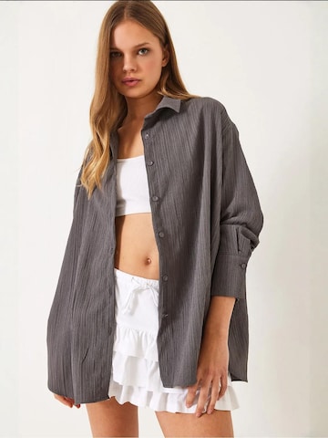 Chemisier Bianco Lucci en gris