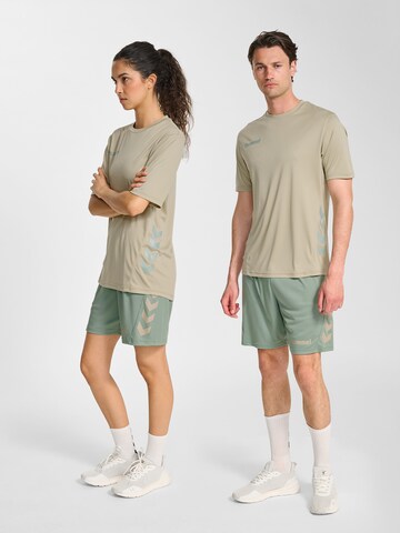 Hummel Trainingspak in Groen: voorkant