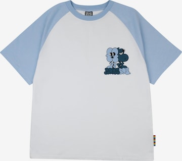 T-Shirt HOMEBOY en bleu : devant