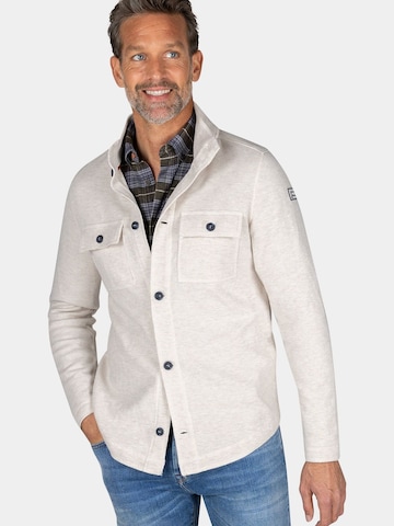 NZA New Zealand Auckland Gebreid vest 'Logan' in Wit: voorkant